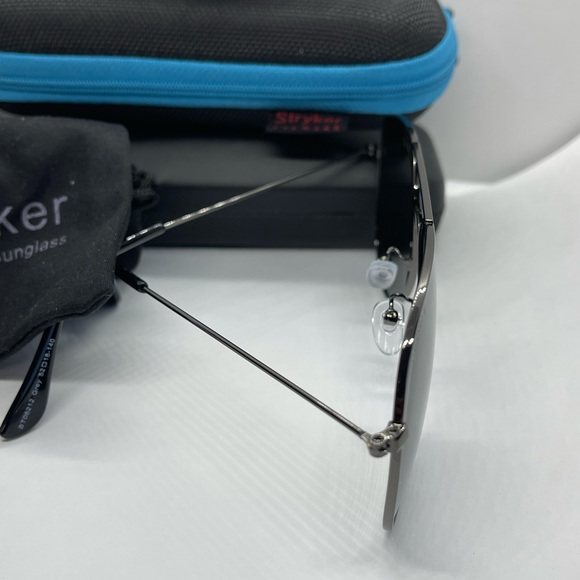 New Stryker Aviator Polarized Sunglass ST06212 Blk - Picture 2 of 9